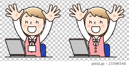 女性スタッフ-パソコン 23396548