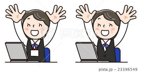 女性スタッフ-パソコン 23396549