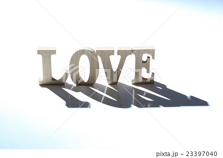 Loveロゴの写真素材