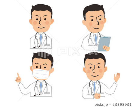 医師　バストアップ　4パターン 23398931