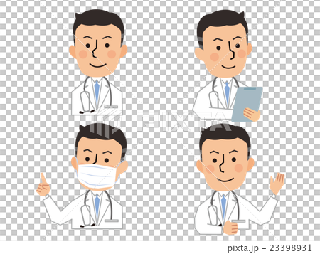 医師　バストアップ　4パターン 23398931