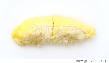 Durian King of fruits on white background . 23399421