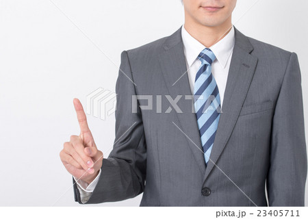 ビジネスシーン　男性　上半身 23405711