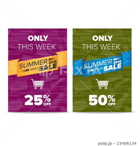 Summer Sale flyer template 23406134