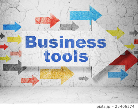 Finance concept: arrow with Business Tools on 23406374
