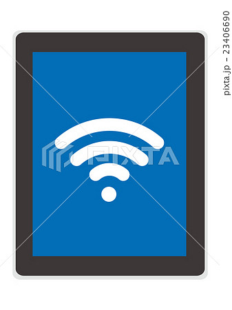 イラスト 素材 タブレット Wi Fi ベクターのイラスト素材