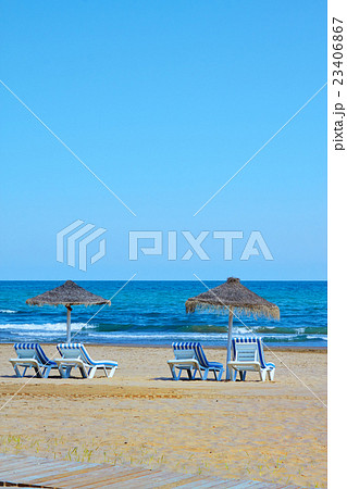 empty beach empty beach 23406867