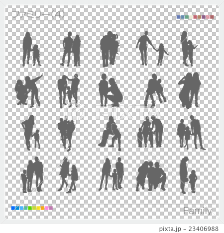 Family People Silhouette Family People Silhouette 23406988