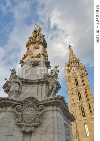 Holy Trinity Column and Matyas Church in Budapest 23407995