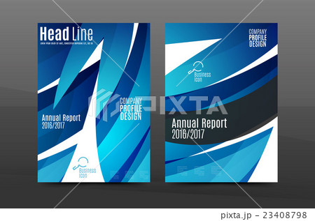 Blue wave annual report cover template Blue wave annual report cover template 23408798