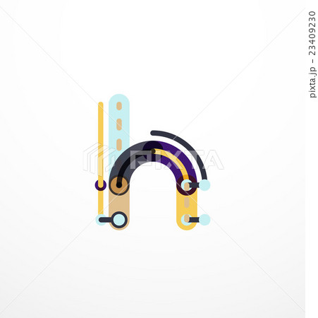 Linear initial letters, logo branding concept Linear initial letters, logo branding concept 23409230