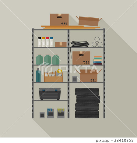 Metal storage vector illustration. Metal storage vector illustration. 23410355