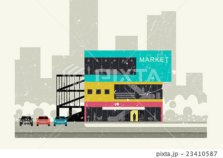 Supermarket grunge illustration. 23410587