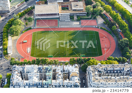 Football field. Aerial view 23414779