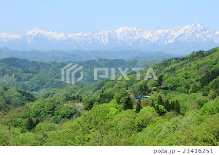 麗しき北アルプス　その３０　　：　　山河が織りなす色紙　その８４ 23416251