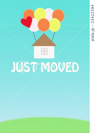 この絵を見ていると、とてもやすらぎました。引っ越しの為、出品致します。 just moved 引っ越しのお知らせのイラスト素材 [23422594] - PIXTA