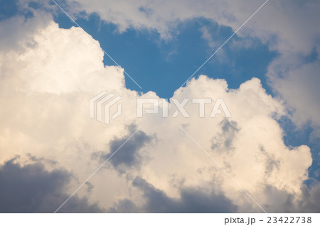 7月中旬の夕方の空と雲 夕焼け 3:2 7月中旬の夕方の空と雲 夕焼け 3:2 23422738