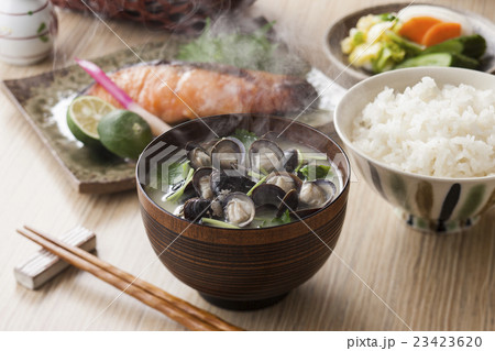 しじみの味噌汁 23423620
