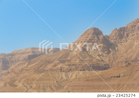 Mountains and sky in the Israel desert 23425274