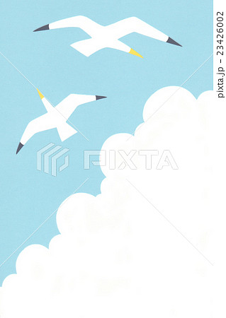 ポストカード、イラスト(カモメ) ポストカード、イラスト(カモメ) 23426002