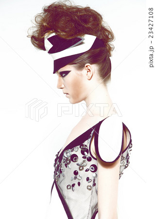 Girl in futuristic clothes 23427108