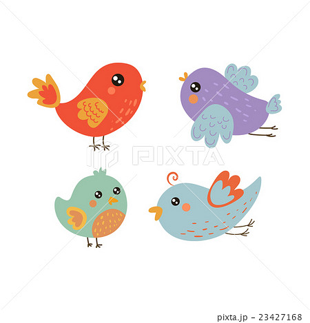 Four Cute Bird Chicks Collection Four Cute Bird Chicks Collection 23427168