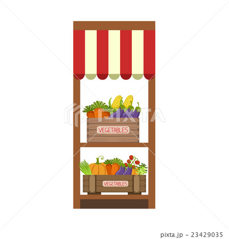 Market Vegetable Shelf 23429035