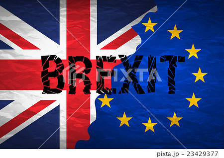 Brexit Cracks Text Isolated. United Kingdom Exitのイラスト素材 [23429377] - PIXTA