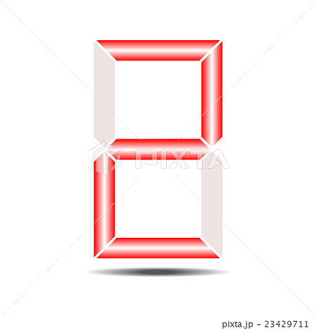 vector of Digital numbers 23429711