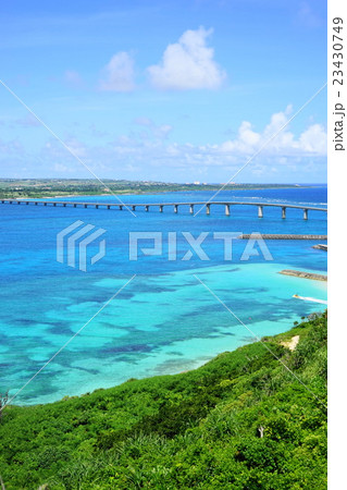 6月　沖縄・宮古島123来間大橋・竜宮城展望台展望 23430749