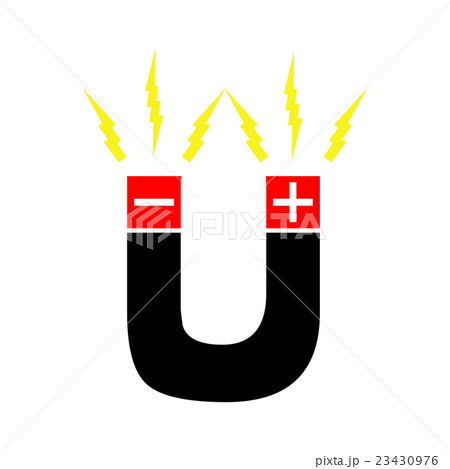 vector of magnet 23430976