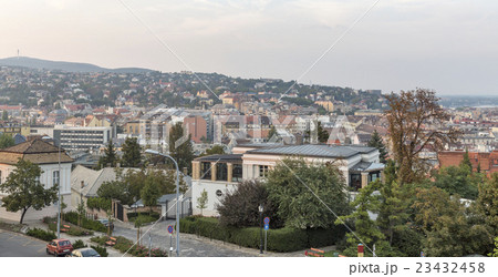 Budapest cityscape with Buda residential district. 23432458