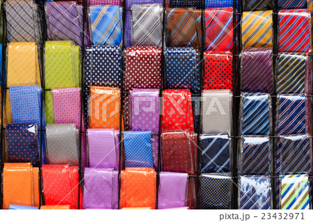 Coloured neckties background Coloured neckties background 23432971