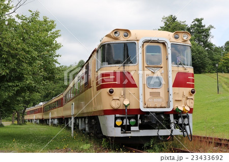 三笠市・クロフォード公園に保存されているキハ80系気動車 23433692