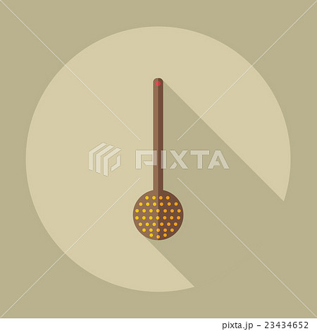 Flat modern design with shadow icons Ladle 23434652