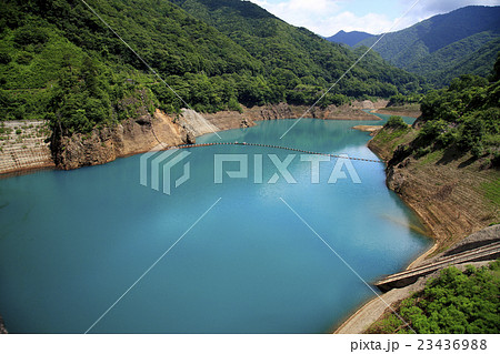 夏の奥四万湖 夏の奥四万湖 23436988