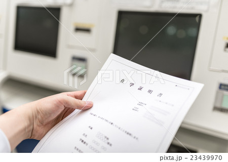 在学証明書 在学証明書 23439970