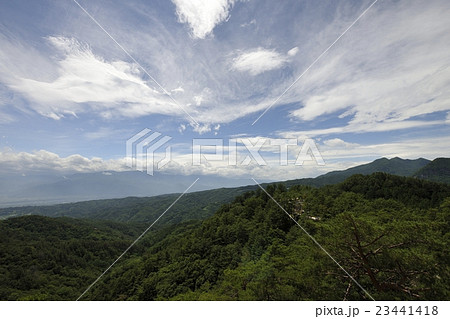 昇仙峡・ロープウェイ山頂からの景色（山梨県） 23441418