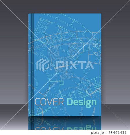 Drawing of abstract architectural detail on flat 23441451