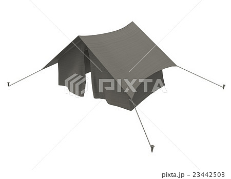 3d illustration of camp tent 23442503