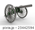 3d illustration of civil war cannon 23442594