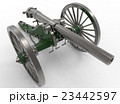 3d illustration of civil war cannon 23442597
