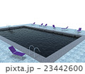 3d illustration of pool 23442600