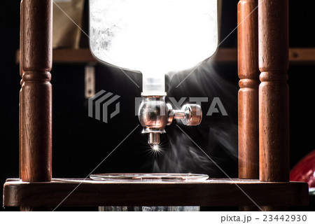 Ice drip coffee in vintage mode 23442930