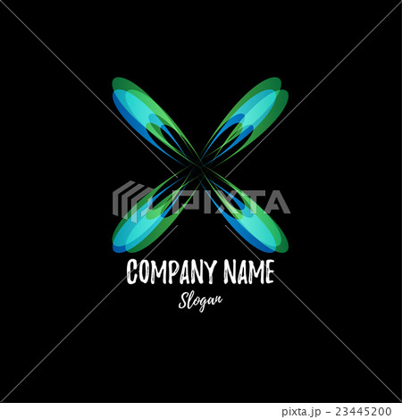 Abstract image of helicopter blades with the Abstract image of helicopter blades with the 23445200