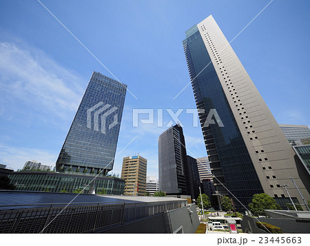 名古屋駅前のビル街 名古屋駅前のビル街 23445663