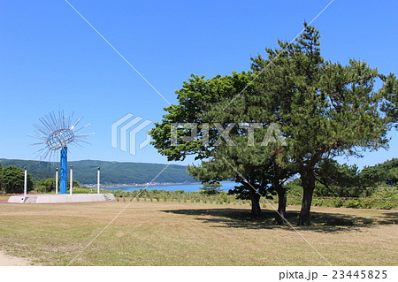 神秘の浮島　奥尻島　うにまる公園　北海道 23445825
