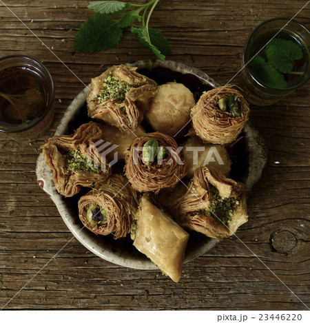 assorted baklava pastries assorted baklava pastries 23446220
