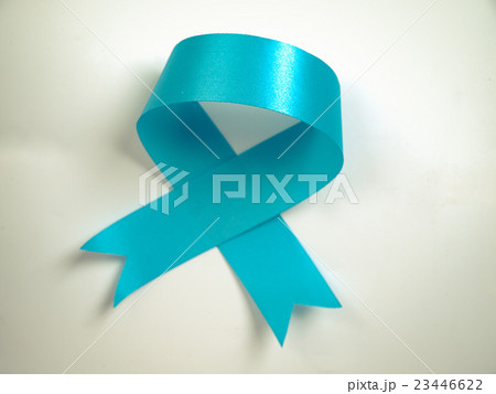 Ribbon blue on white background Ribbon blue on white background 23446622