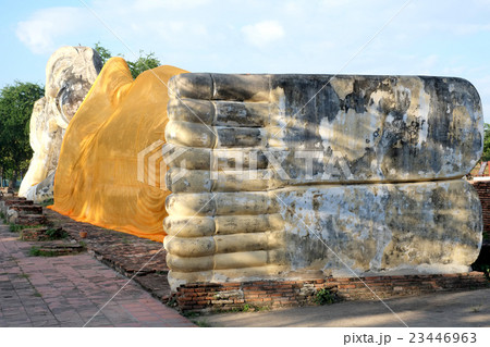 ワットロカヤスタ　アユタヤ　タイ 23446963